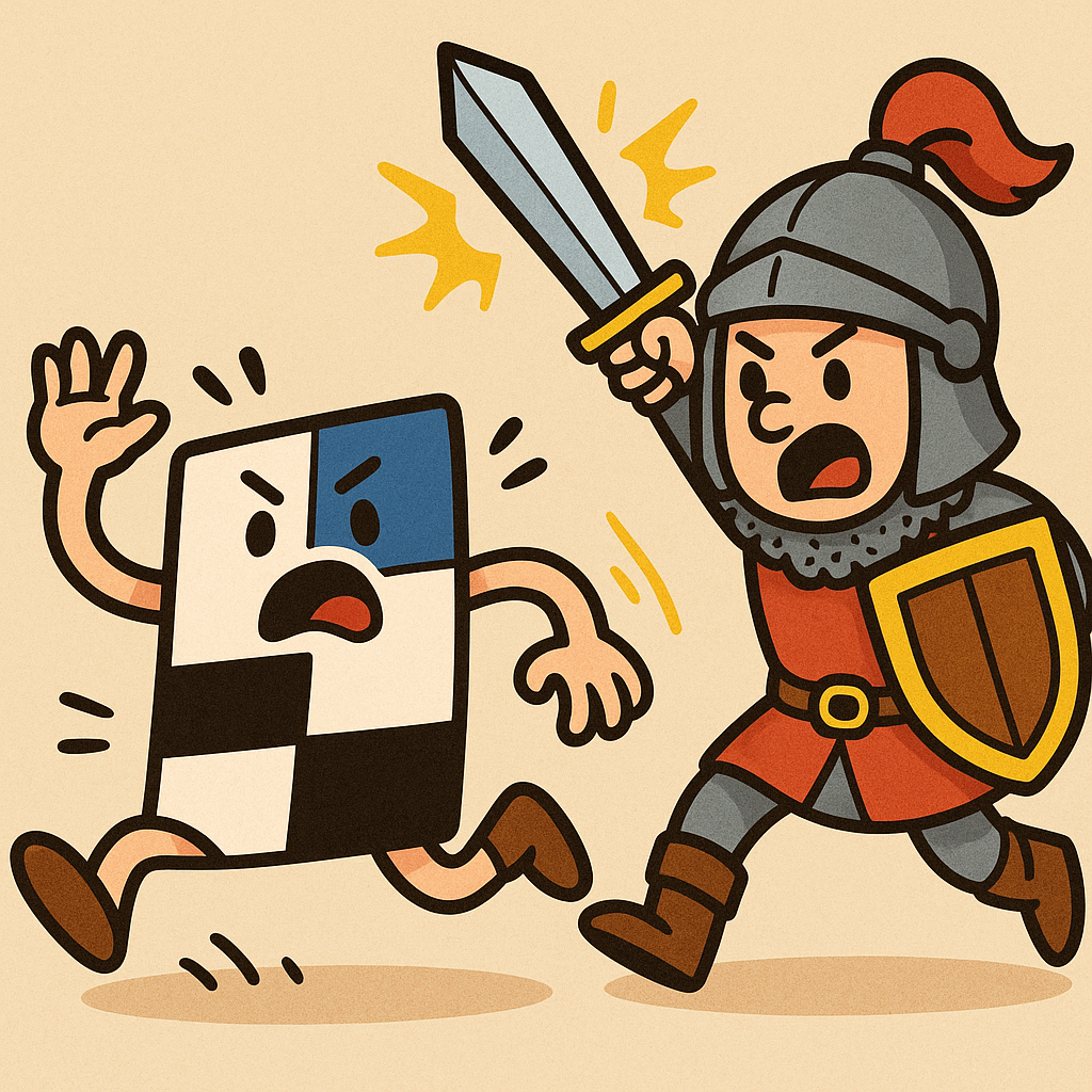 Knight chasing crossword puzzle - Crossword Kingdom gameplay