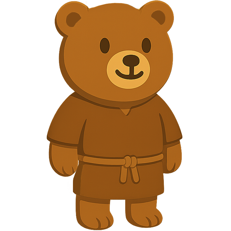 Peasant bear character